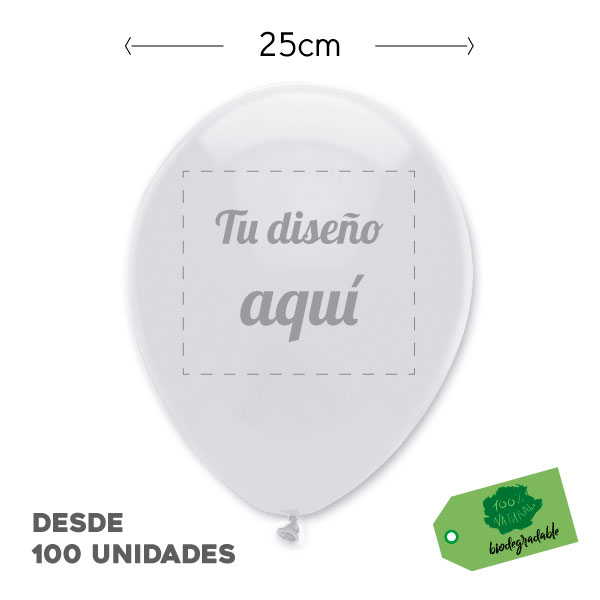 globo de latex estandar 25cm